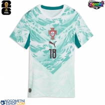 Ženski Nogometni dresi Portugalska Pedro Neto #18 Gostujoči SP 2026 Kratek Rokav
